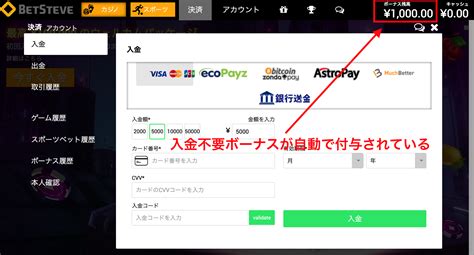 Betsteve（ベットスティーブ）の出金方法【最新版】出金手数料 .